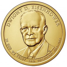 US Presidential Dollar 2015 - 34 Dwight. D. Eisenhower D